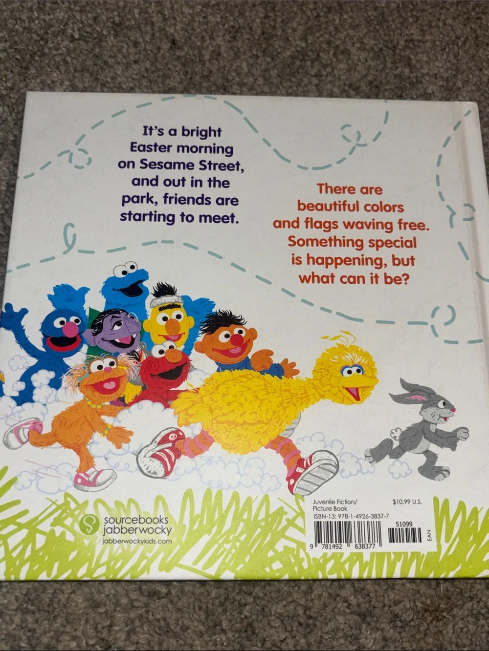 Book cover: The Great Easter Race (Sesame Street)